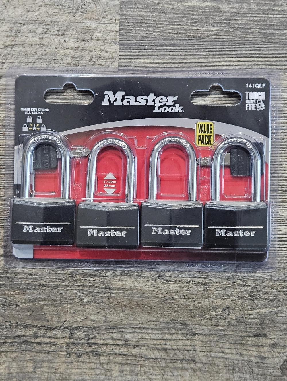 Master Lock 4 Locks "Same Key" 141QLF